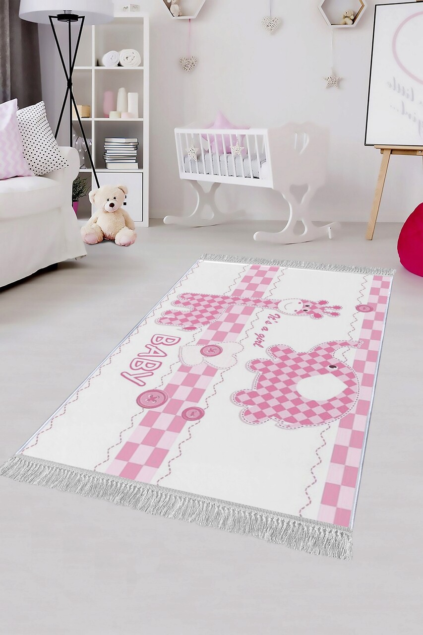 Covor pentru copii, ELS523, 100x300 cm, Multicolor - imagine 6